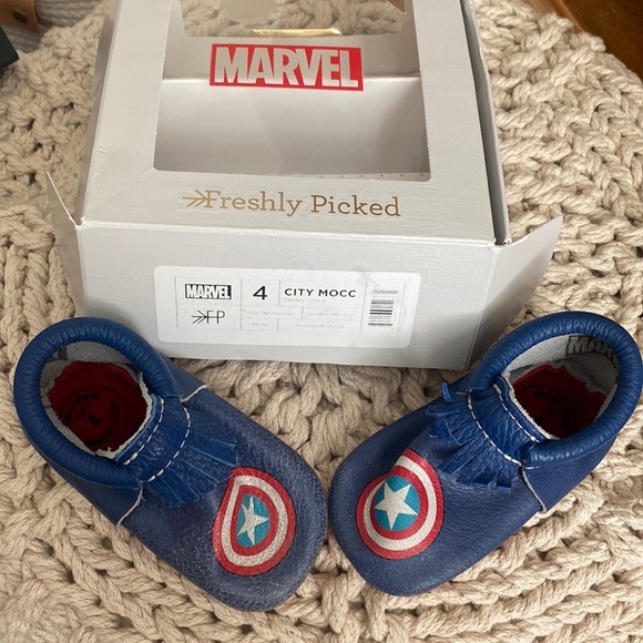 Freshly Picked Other - Captain America moccasins